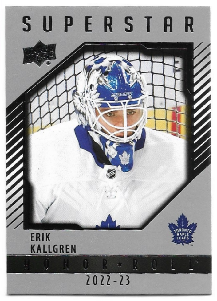 Honor Roll Superstar ERIK KALLGREN 22-23 UD Series 1