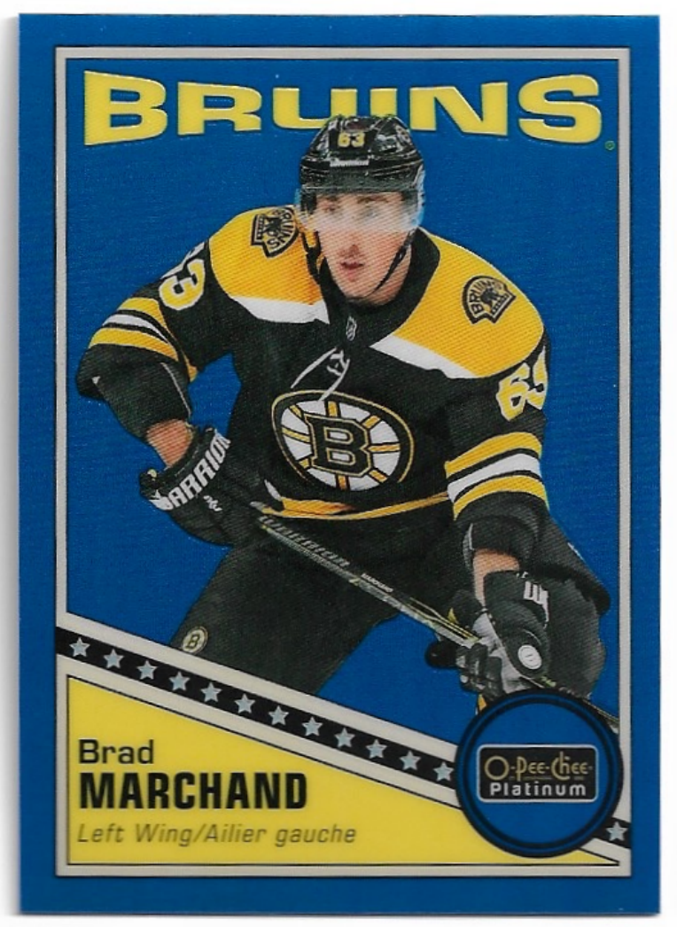 Blue Rainbow Retro BRAD MARCHAND 19-20 UD O-Pee-Chee OPC Platinum /149
