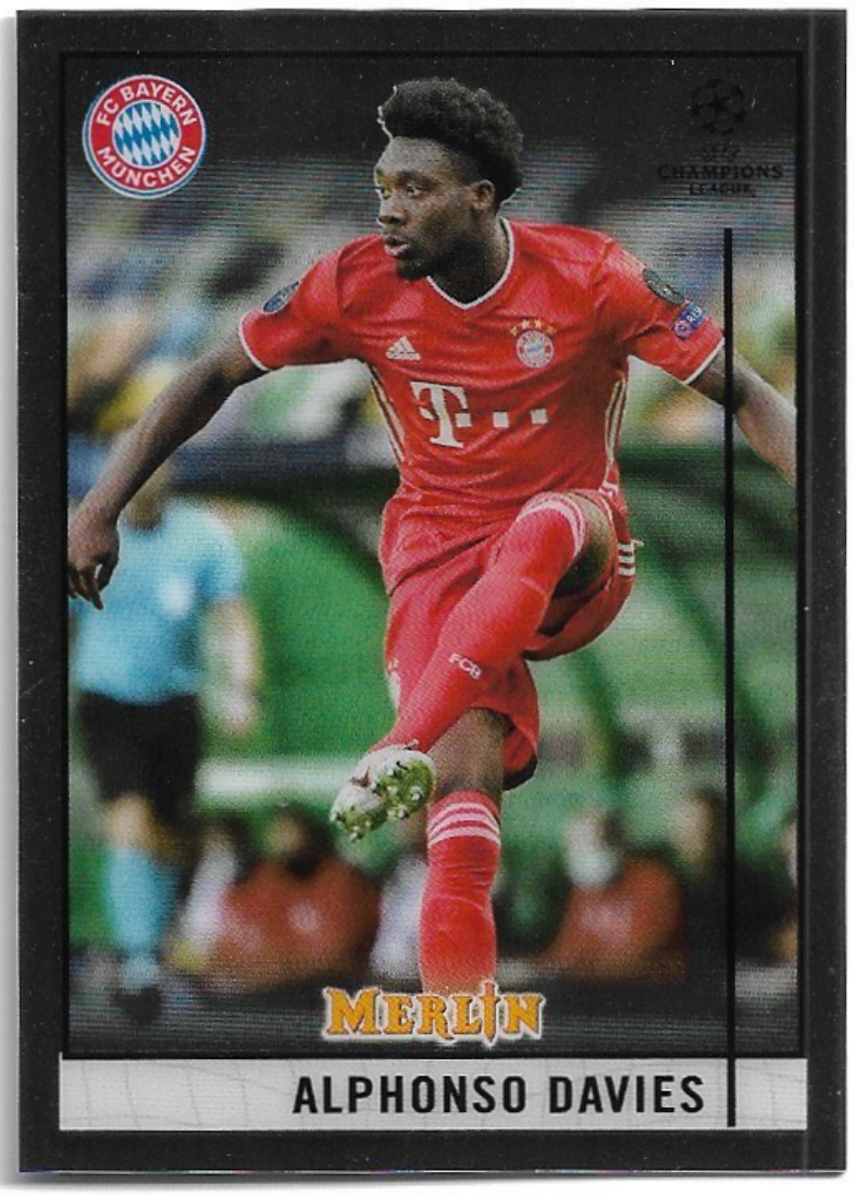 ALPHONSO DAVIES 20-21 Topps Merlin Chrome UCL 