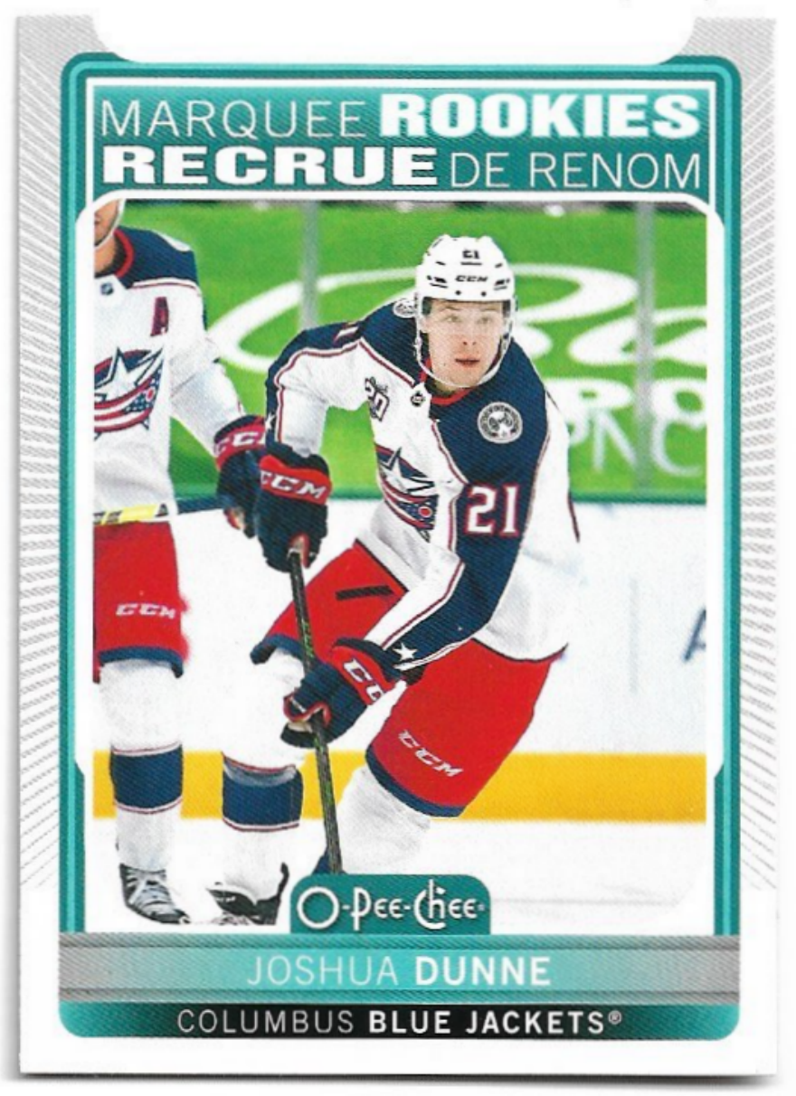 Marquee Rookies JOSHUA DUNNE 21-22 UD O-Pee-Chee OPC