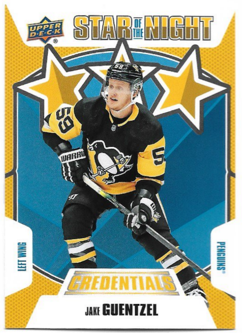 Star of the Night JAKE GUENTZEL 19-20 UD Credentials