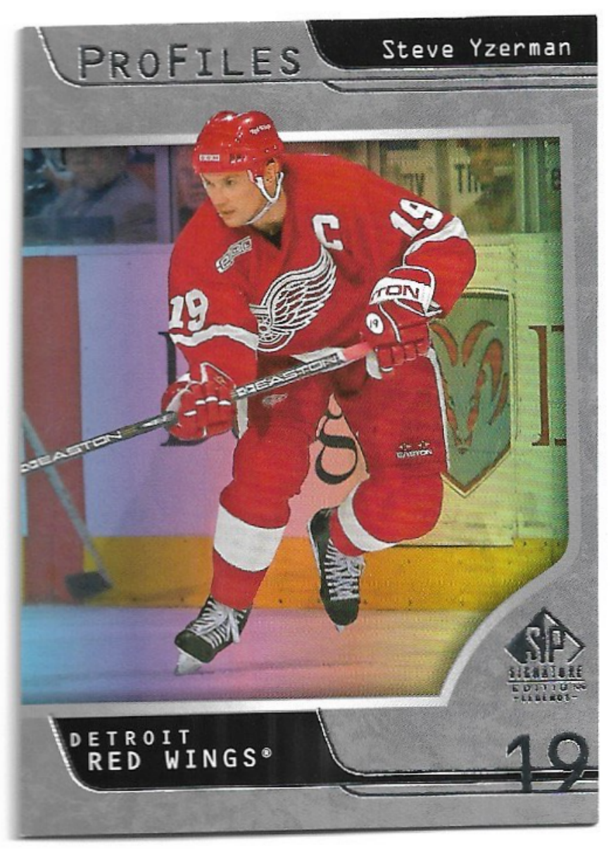 Profiles STEVE YZERMAN 20-21 UD SP Signature Legends