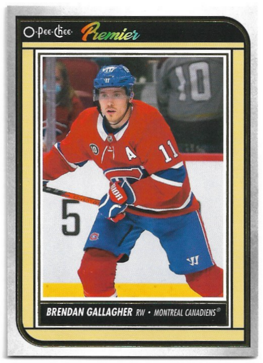 Premier BRENDAN GALLAGHER 22-23 UD O-Pee-Chee OPC
