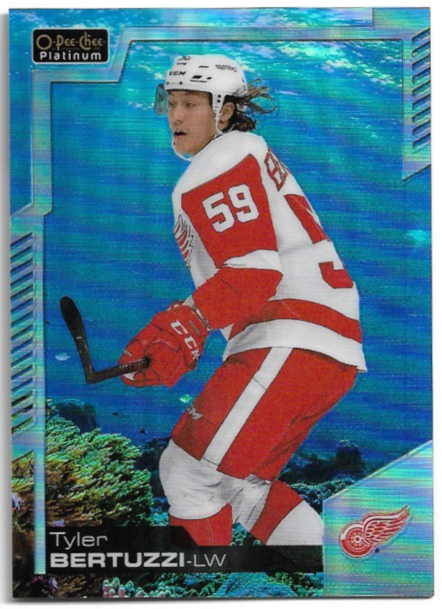 Aquamarine TYLER BERTUZZI 20-21 UD O-Pee-Chee OPC Platinum /499