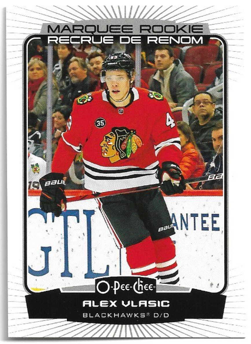Marquee Rookie ALEX VLASIC 22-23 UD O-Pee-Chee OPC