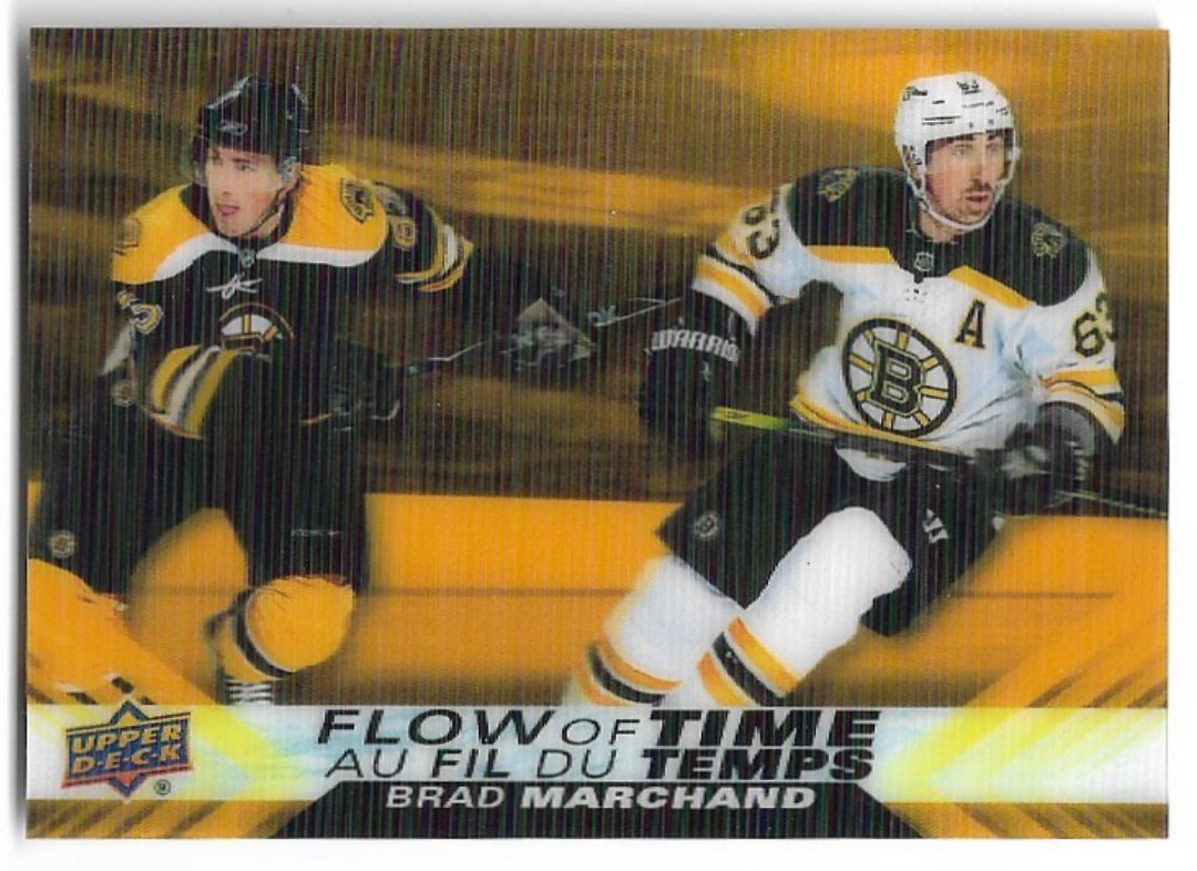 3D Flow of Time BRAD MARCHAND 22-23 UD Tim Hortons Collector's Series