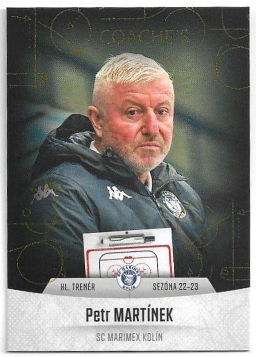 Coache's PETR MARTÍNEK 22-23 GOAL Cards Chance liga 1.série