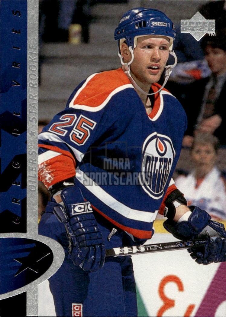 Star Rookie GREG DE VRIES 96-97 Upper Deck