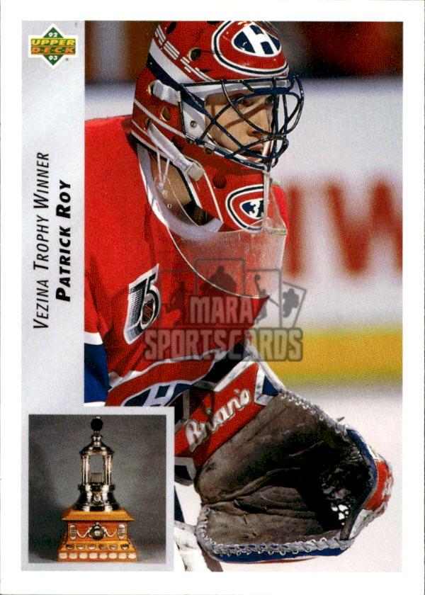 Vezina Trophy PATRICK ROY 92-93 Upper Deck