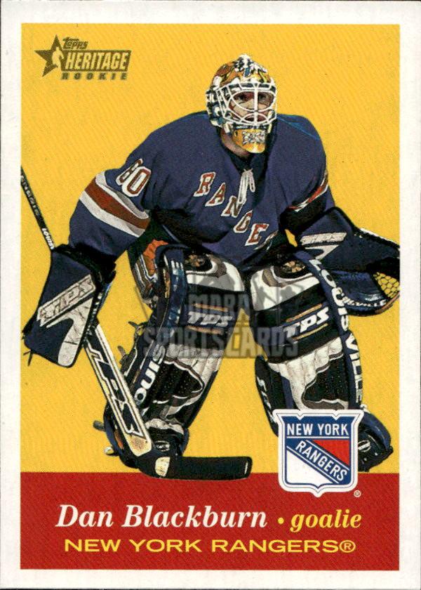 Rookie DAN BLACKBURN 01-02 Topps Heritage