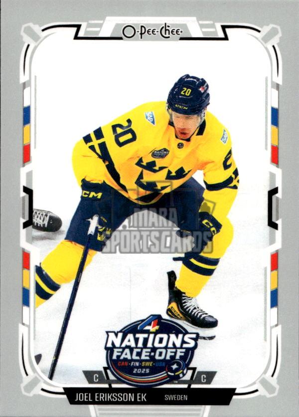 4 Nations Face-Off JOEL ERIKSSON EK 25-26 UD O-Pee-Chee OPC