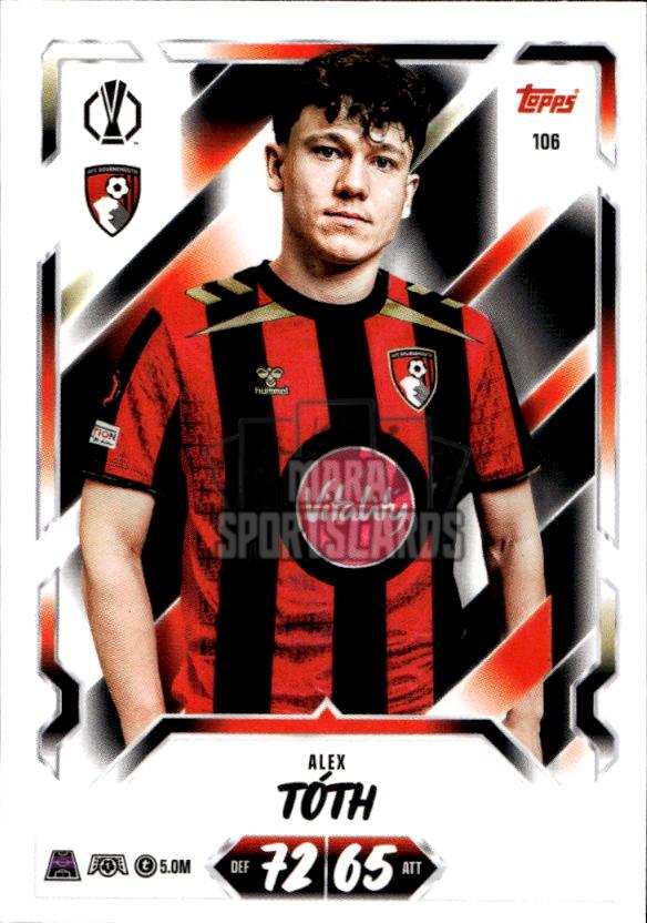ALEX TOTH 26-27 Match Attax UCL