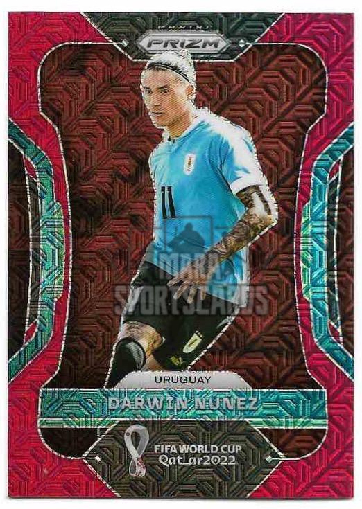 Red Mojo DARWIN NUNEZ 2022 Panini Prizm Wolrd Cup Qatar /99