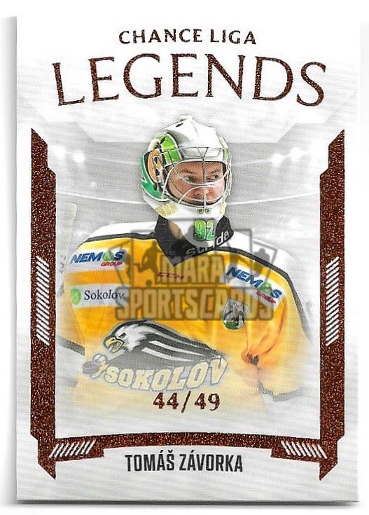 Legends Paralel TOMÁŠ ZÁVORKA 22-23 GOAL Cards Chance liga 1.série /49