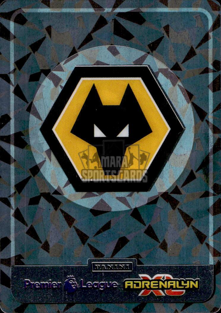 Crystal Club Crest WOLVERHAMPTON WANDERERS 2025 Panini Adrenalyn XL Premier League