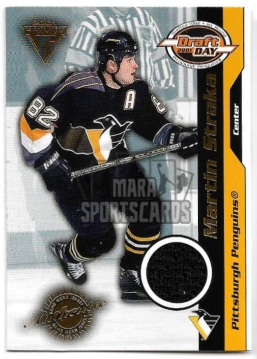 Jersey Game Worn Gear MARTIN STRAKA 00 01 Pacific Private Stock Titanium Draft Edition 1010