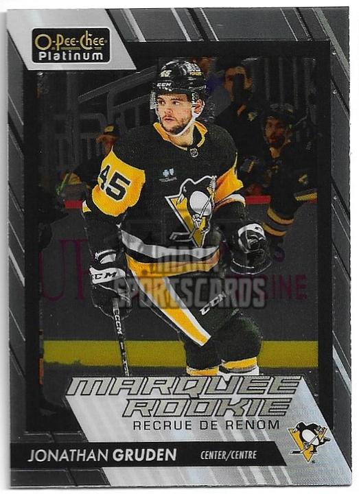 Marquee Rookie JONATHAN GRUDEN 23-24 UD O-Pee-Chee OPC Platinum
