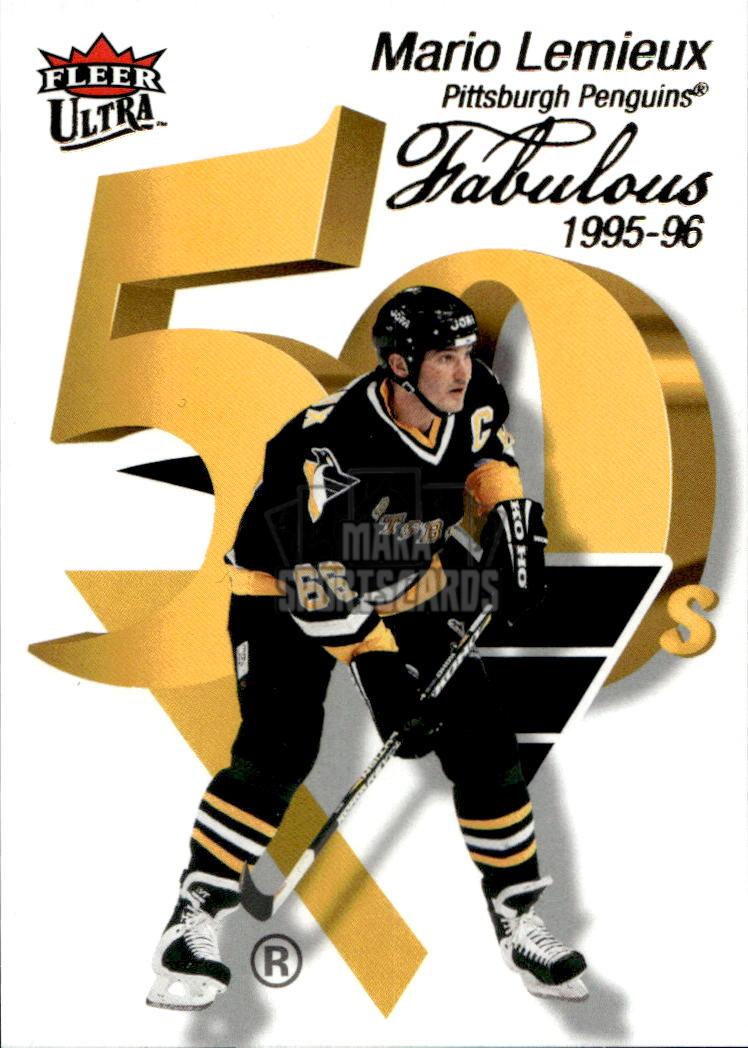 Fabulous 50's MARIO LEMIEUX 21-22 UD Fleer Ultra