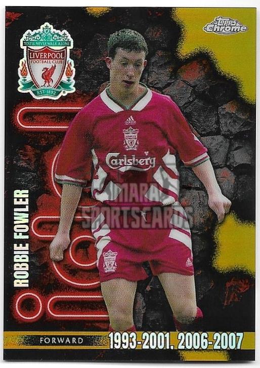 Gold Idol ROBBIE FOWLER 23-24 Topps Chrome Liverpool /50