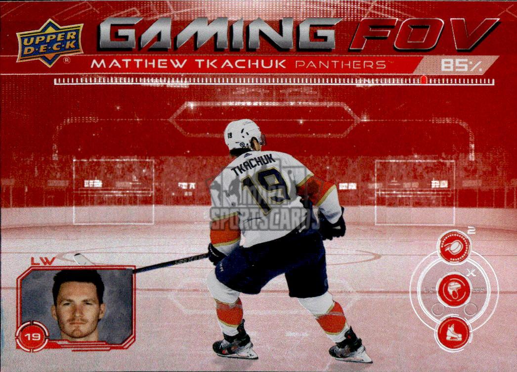 Gaming FOV MATTHEW TKACHUK 24-25 UD Series 1