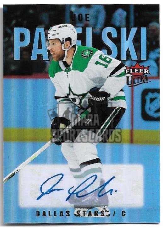 Auto Silver Rainbow Foil Autographs JOE PAVELSKI 21-22 UD Fleer Ultra