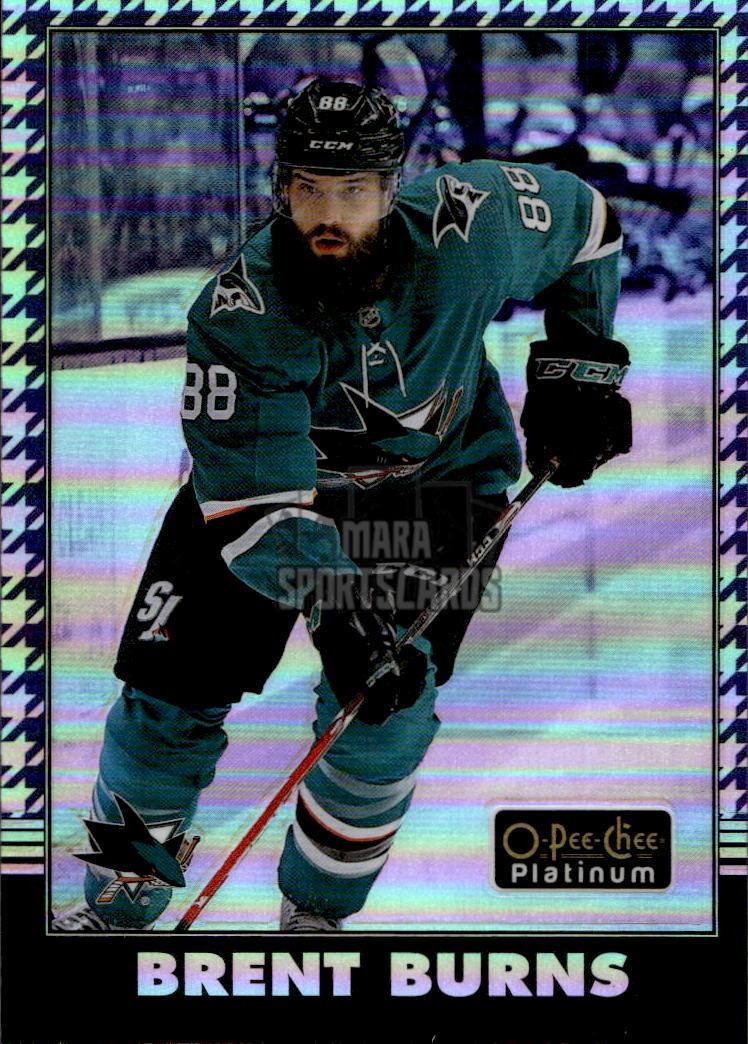 Purple Houndstooth Retro BRENT BURNS 20-21 UD O-Pee-Chee OPC Platinum /15