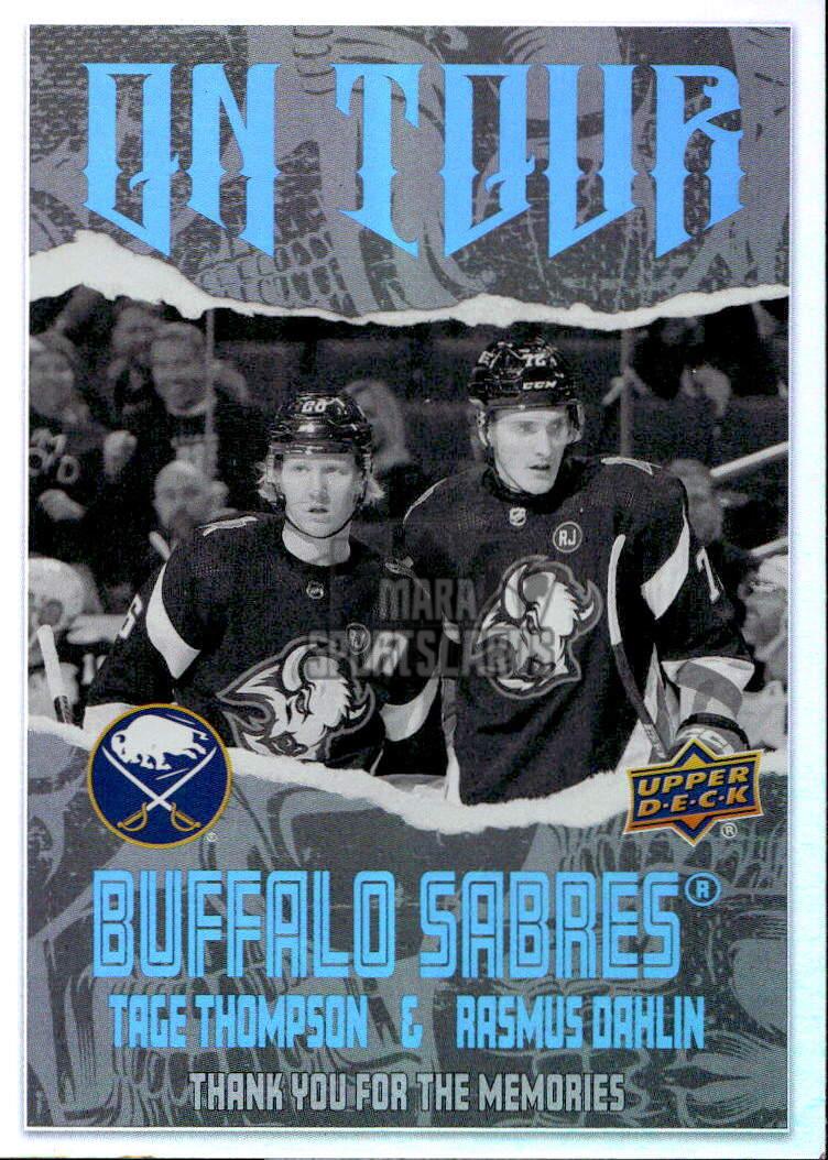 On Tour TAGE THOMPSON/RASMUS DAHLIN 24-25 UD Series 2