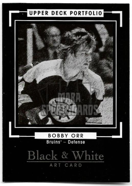 Black & White Art BOBBY ORR 15-16 UD Portfolio