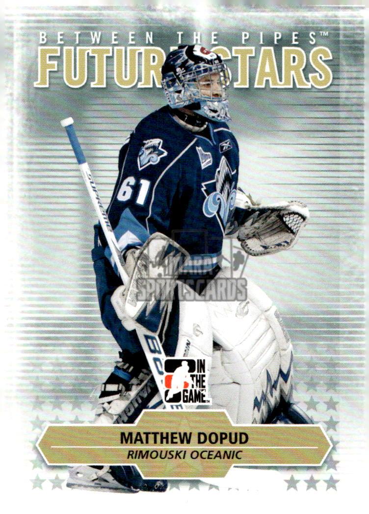 Future Stars MATTHEW DOPUD 2009-10 In the Game Between the Pipes