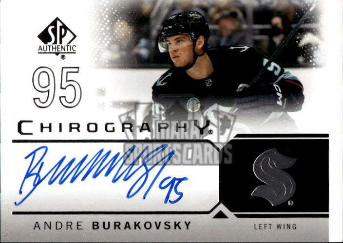 Auto Chirography ANDRE BURAKOVSKY 24-25 UD SP Authentic
