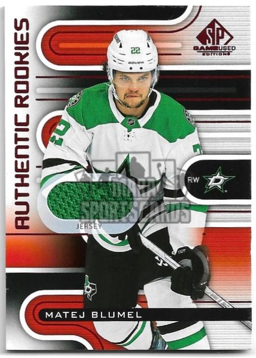 Jersey Authentic Rookies MATĚJ BLUMEL 22-23 UD SP Game Used