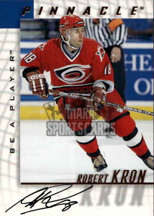 Autograph ROBERT KRON 97-98 Pinnacle Be A Player