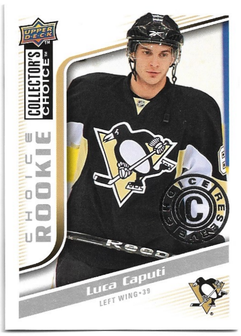Choice Rookie Reserve LUCA CAPUTI 09-10 UD Collector's Choice