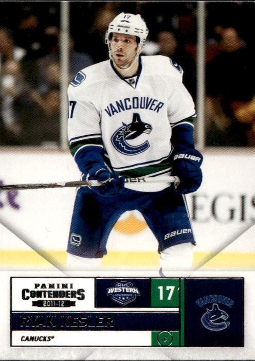 RYAN KESLER 11-12 Panini Playoff Contenders