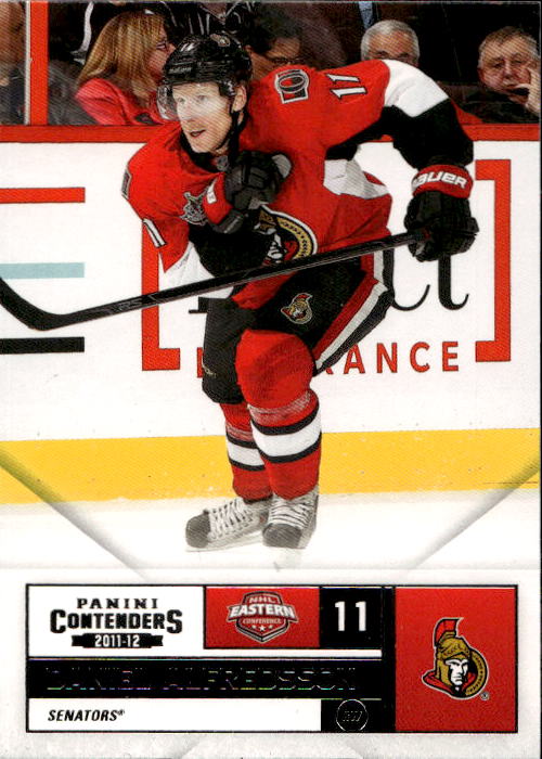 DANIEL ALFREDSSON 11-12 Panini Playoff Contenders