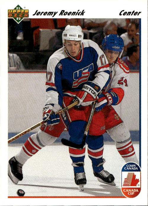 Canada Cup JEREMY ROENICK 91-92 Upper Deck