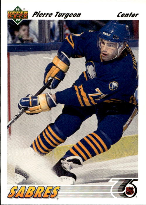 PIERRE TURGEON 91-92 Upper Deck