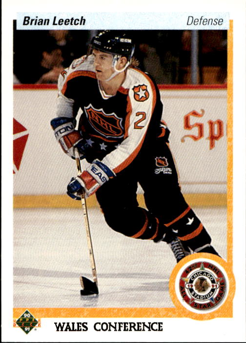 All-Star BRIAN LEETCH 91-92 Upper Deck