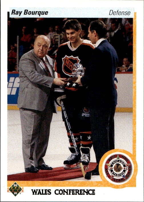 All-Star RAY BOURQUE 91-92 Upper Deck