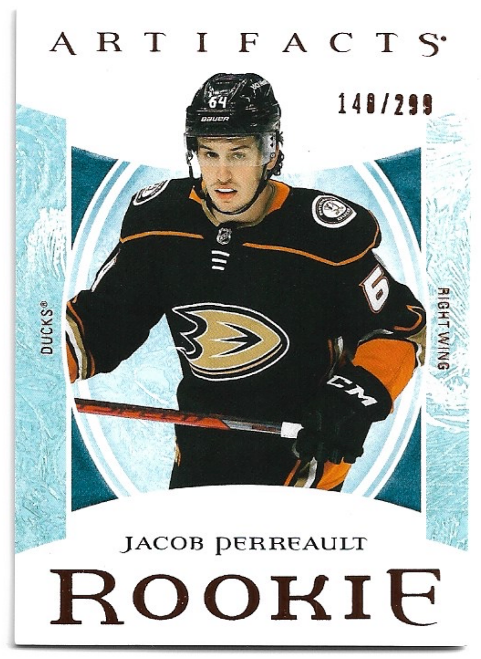 Rookie Copper JACOB PERREAULT 22-23 UD Artifacts /299
