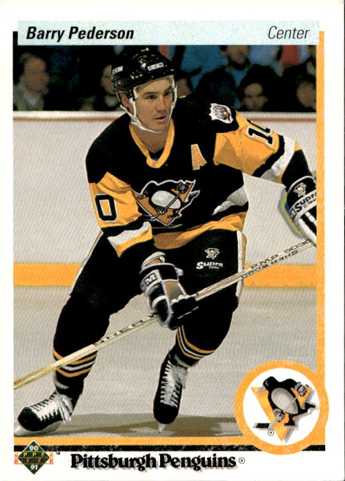BARRY PEDERSON 90-91 Upper Deck