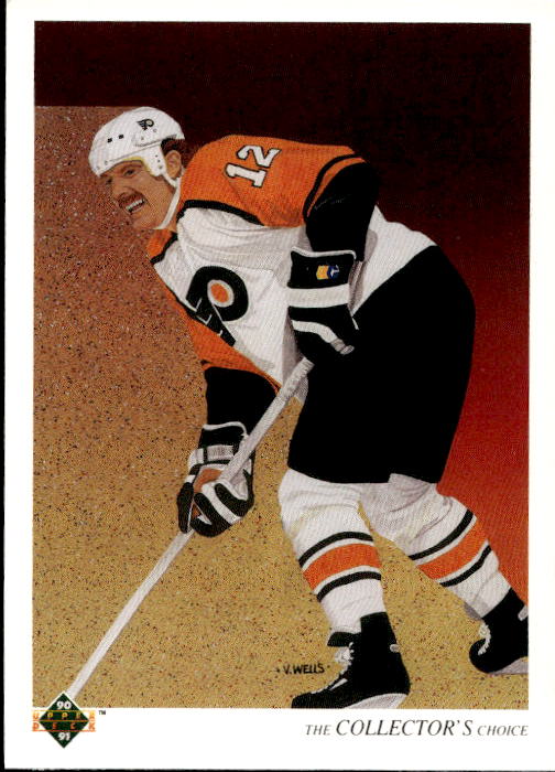 Team Checklist TIM KERR 90-91 Upper Deck