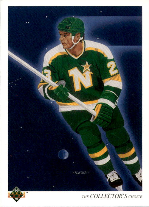 Team Checklist BRIAN BELLOWS 90-91 Upper Deck