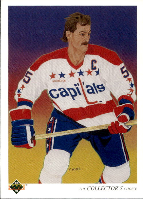 Team Checklist ROD LANGWAY 90-91 Upper Deck