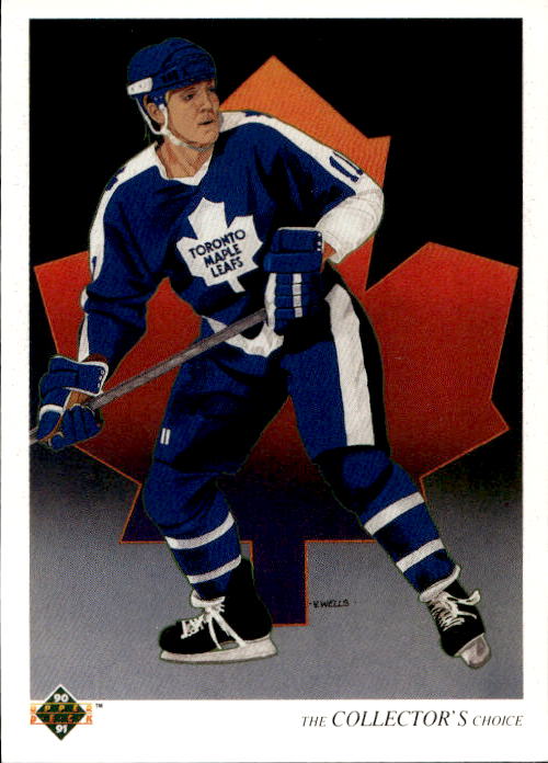 Team Checklist GARY LEEMAN 90-91 Upper Deck