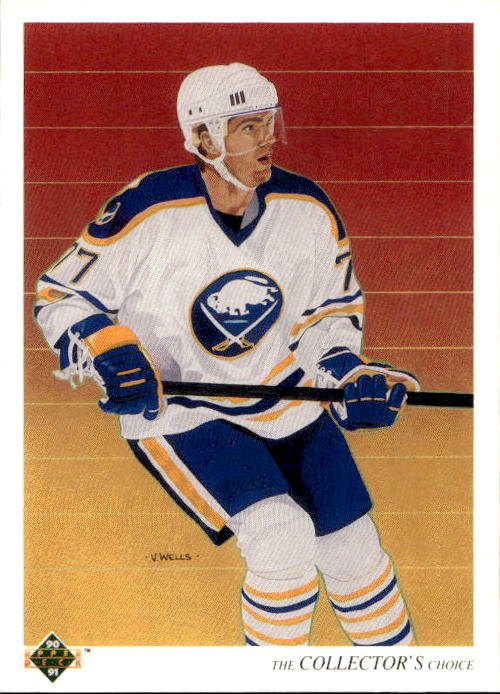 Team Checklist PIERRE TURGEON 90-91 Upper Deck