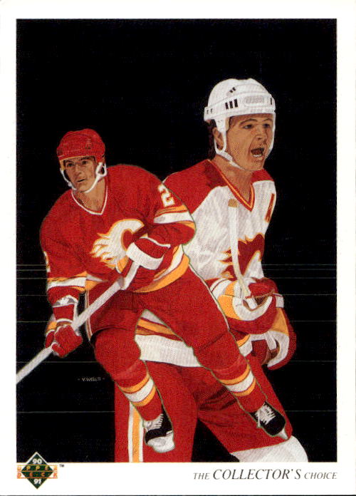 Team Checklist AL MACINNIS 90-91 Upper Deck