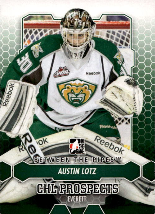 CHL Prospects AUSTIN LOTZ 12-13 In the Game Between the Pipes