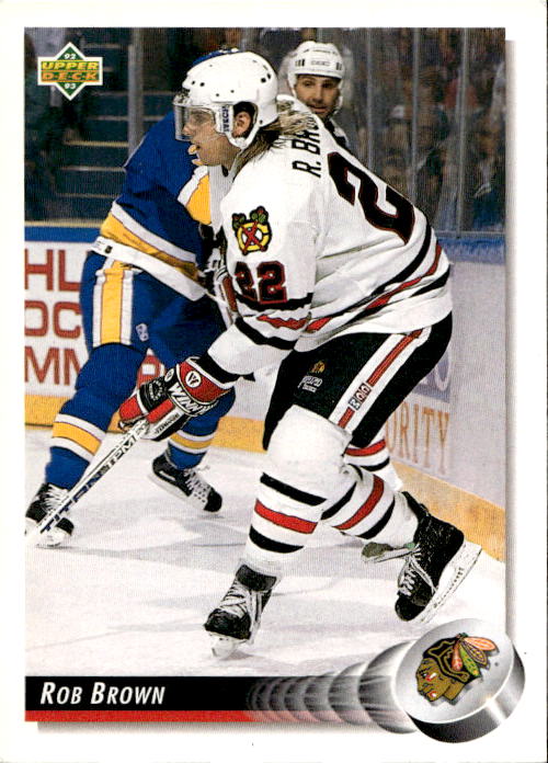 ROB BROWN 92-93 Upper Deck