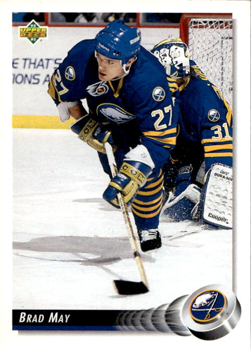 BRAD MAY 92-93 Upper Deck